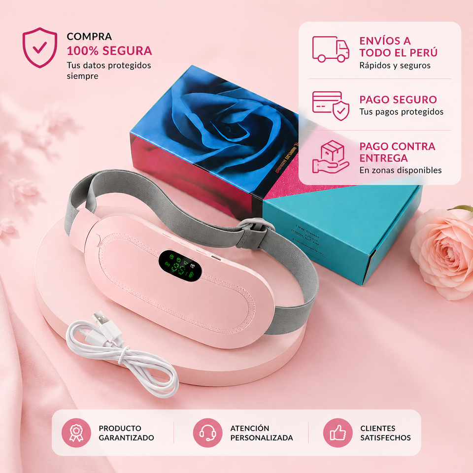 💗Cinturón Térmico para Cólicos Menstruales – Alivio con Calor Terapéutico💗